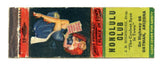 Honolulu Club, Oatman, AZ [Matchbook Cover]