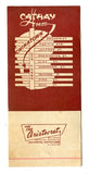 Cathay House, San Francisco, CA [Matchbook Cover]