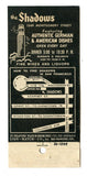 Shadows Restaurant on Telegraph Hill, San Francisco, CA [Matchbook Cover]