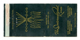 International Room, San Francisco and Sacramento, CA [Matchbook Cover]