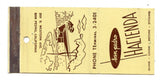 San Pedro Hacienda, San Pedro, CA [Matchbook Cover]