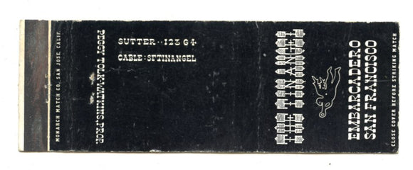 Tin Angel Restaurant, San Francisco, CA [Matchbook Cover]