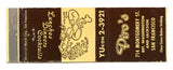 Piro's Restaurant, San Francisco, CA [Matchbook Cover]