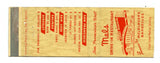 Mel's Drive-In Restaurants [Matchbook Cover]