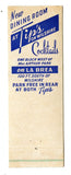 Tip's On Wilshire and La Brea Los Angeles, CA [Matchbook Cover]