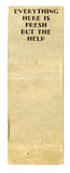 Original Harry's Knot Inn, San Rafael, CA [Matchbook Cover]