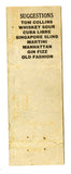 Bill's Black Cat Cafe, Maywood, CA [Matchbook Cover]
