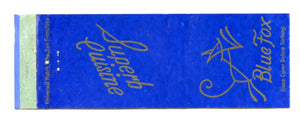 Blue Fox Restaurant, San Francisco, CA [Matchbook Cover]