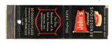 John's Original Rendezvous, San Francisco, CA [Matchbook Cover]