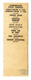 Joe Ferrara's Fine Foods, San Francisco, CA [Matchbook Cover]