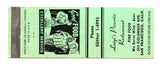 Luigi's Pizzeria Restaurant, San Francisco, CA [Matchbook Cover]