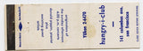 Hungry-I-Club, San Francisco, CA [Matchbook Cover]