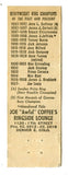 Ringside Lounge, Denver, CO [Matchbook Cover]