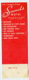 Sands Motel, Detroit, MI [Matchbook Cover]
