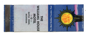 Williams House Motel, Battle Creek, MI [Matchbook Cover]