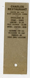 Charles Restaurant, East Norwalk, CT [Matchbook Cover]