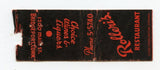 Rolleri's Restaurant, Bridgeport, CT [Matchbook Cover]