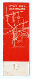 Lyons' Pier Restaurant, S. Norwalk, CT [Matchbook Cover]