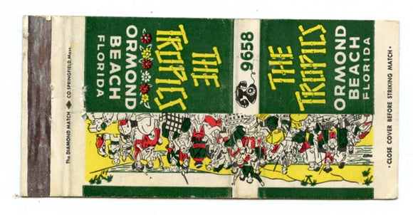 Tropics Restaurant, Ormond Beach, FL [Matchbook Cover]
