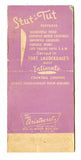 Stut 'n Tut, Fort Lauderdale, FL [Matchbook Cover]