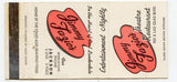 Jimmy Fazio's Theatre Restaurant, Fort Lauderdale, FL [Matchbook Cover]