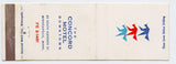 Concord Motel, Minneapolis, MN Matchbook Cover
