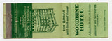 Woodbine Hotel, St. Louis, MO Matchbook Cover