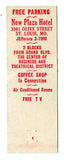 New Plaza Hotel, St. Louis, MO Matchbook Cover