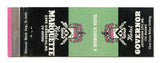 Marquette Hotel, Governor Hotel, Jefferson City, Cape Girardeau, MO Matchbook Cover