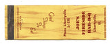 Joe's Fireside Bar-B-Q, Libertyville, IL Matchbook Cover