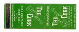 Cork Cocktail Lounge and Restaurant, Skokie, IL Matchbook Cover