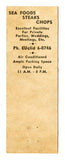 Chef Marston's Restaurant, Oak Park, IL Matchbook Cover