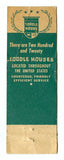 Toddle House Restaurants Matchbook Cover