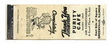 Chuck Wagon Diner, Champaign, IL Matchbook Cover