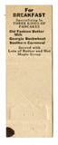 Henschen's Uptown Restaurant, Lawrenceville, IL Matchbook Cover