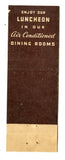 Gibby's Restaurant, Chicago, IL Matchbook Cover