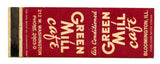 Green Mill Cafe, Bloomington, IL Matchbook Cover