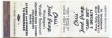 Chris' Food Pump, Waukegan, IL Matchbook Cover