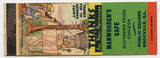 Manworren's Cafe, Knoxville, IL Matchbook Cover