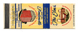 Elms Hotel, Excelsior Springs, MO, Fontenelle Hotel, Omaha, NE Matchbook Cover