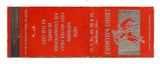 Frontier Court, Jackson, MO Matchbook Cover