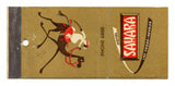 Sahara Hotel, Las Vegas, NV Matchbook Cover