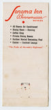 Sonoma Inn, Winnemucca, NV Matchbook Cover