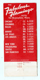 Fabulous Flamingo Hotel, Las Vegas, NV Matchbook Cover