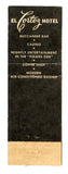 El Cortez Hotel, Las Vegas, NV Matchbook Cover