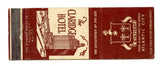 Claridge Hotel, Atlantic City, NJ Matchbook Cover