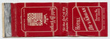 De Vargas Hotel, Santa Fe, NM Matchbook Cover
