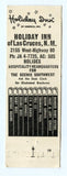 Las Cruces Holiday Inn, Las Cruces, NM Matchbook Cover