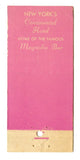 Barbizon-Plaza Hotel, New York, NY Matchbook Cover