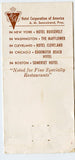 Roosevelt Hotel, New York, NY Matchbook Cover
